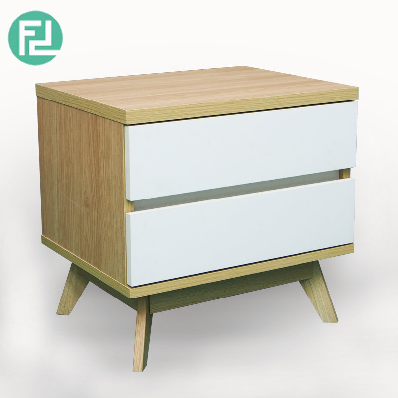 SELENA 2 drawers bedside table-oak