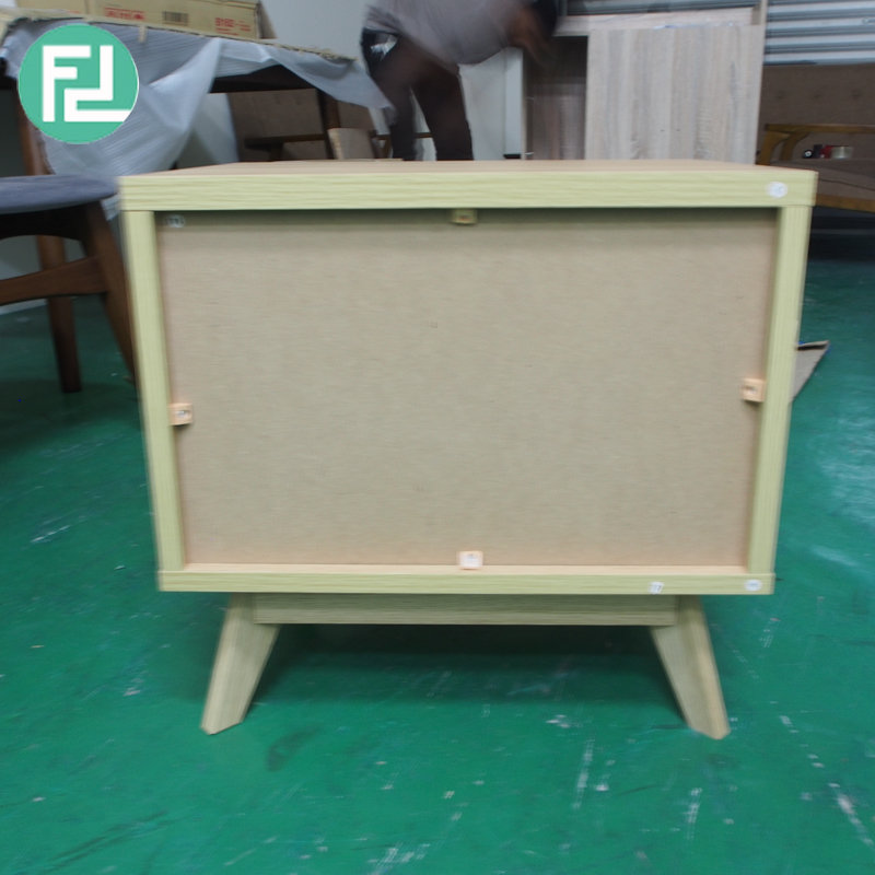 SELENA 2 drawers bedside table-oak