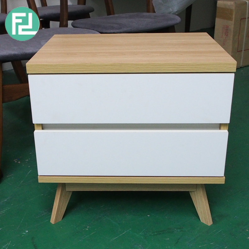 SELENA 2 drawers bedside table-oak