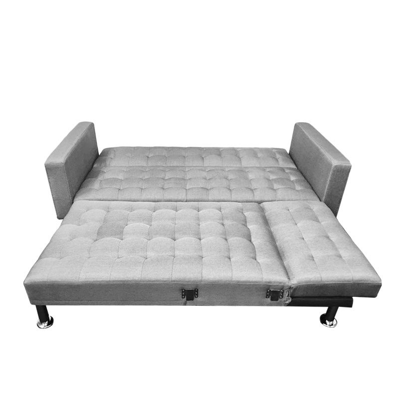LAWRIE 3 seater L shaped sofa bed-grey
