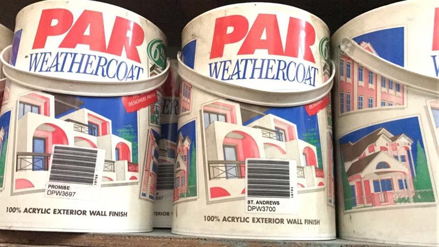 Par Weathercoat 100% Acrylic Exterior Wall Finish Paint