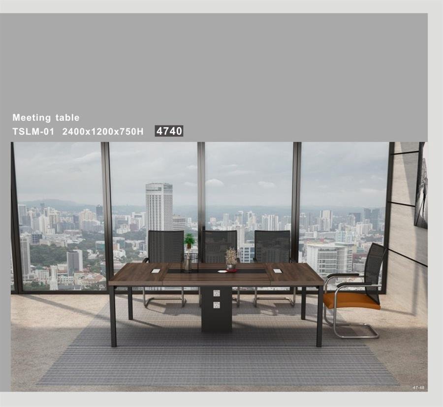 Meeting Table - TSLM-01-Dark Walnut