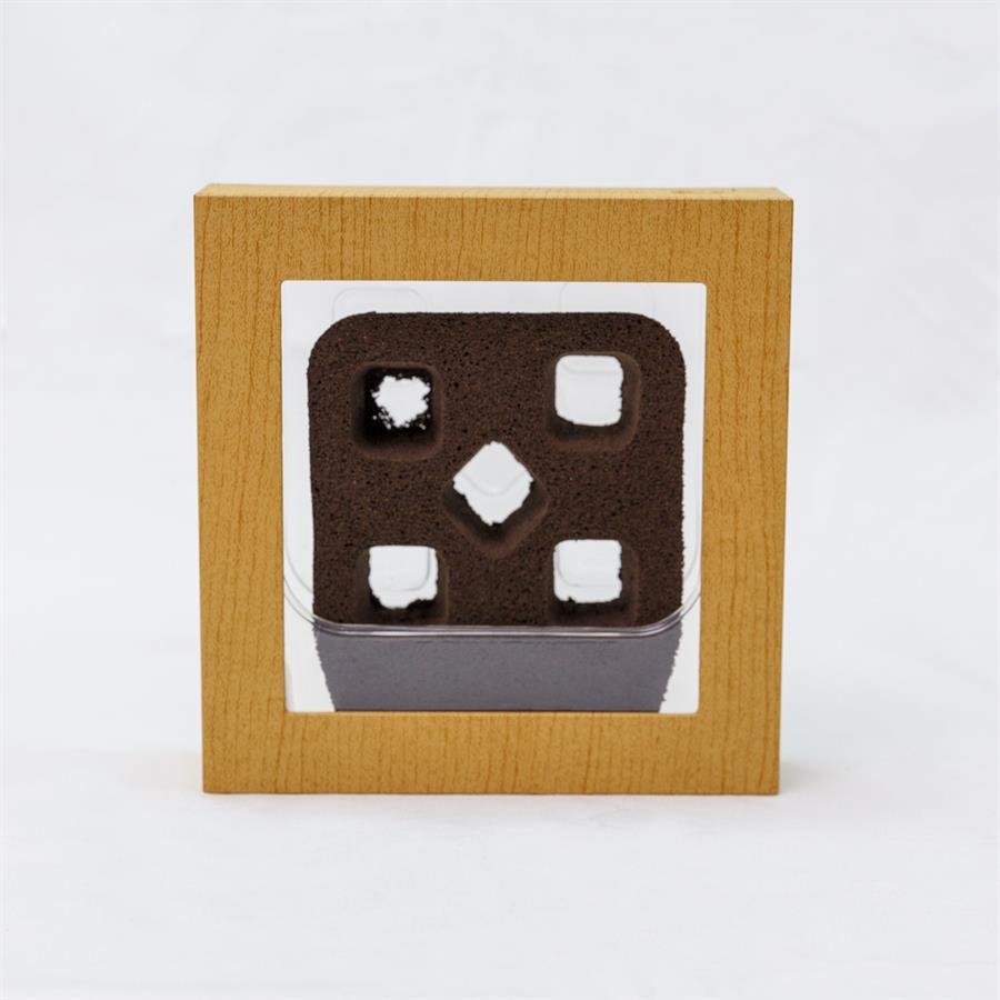 B. Midorie Square Frame - Light Wood