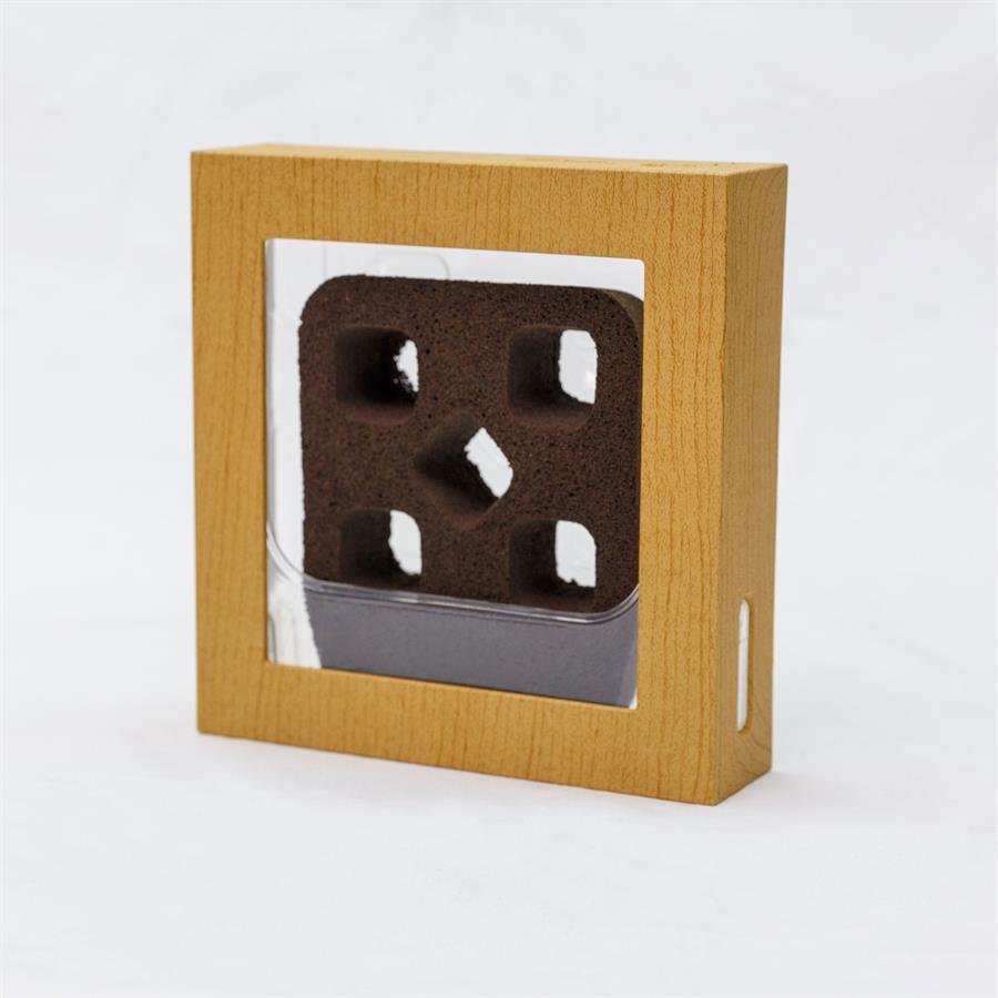 B. Midorie Square Frame - Light Wood