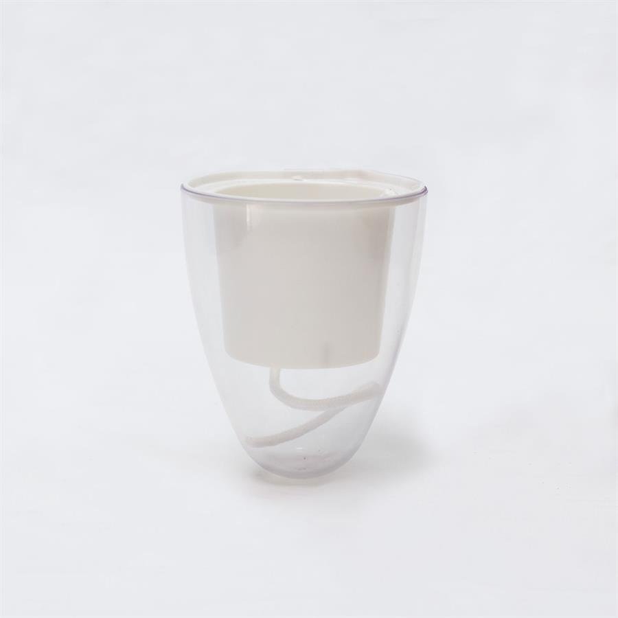 C. Small White Hanging Lazy Pot