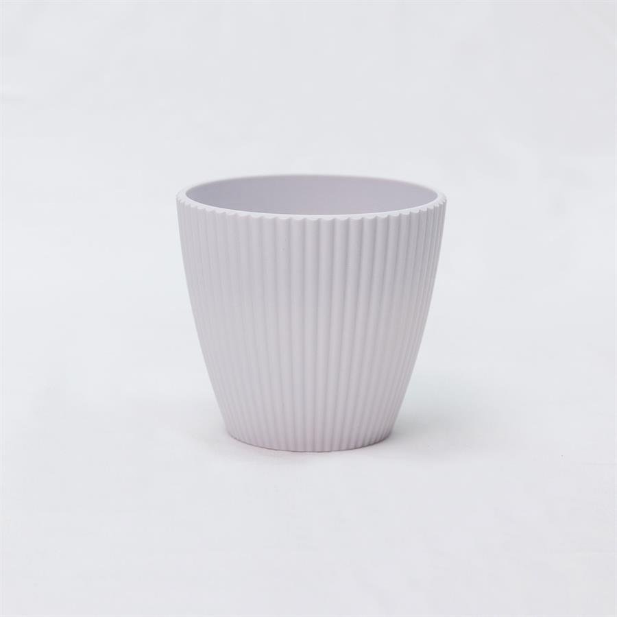 F. Macaroon Pot - White