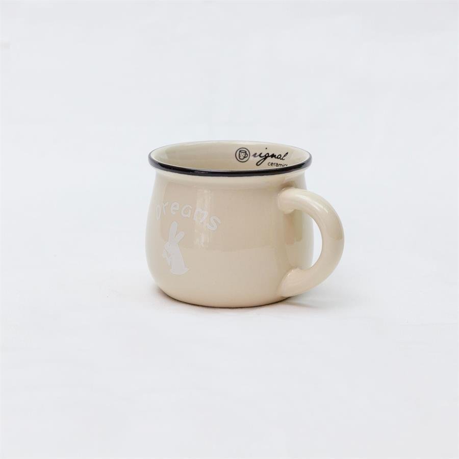 E. Cup Pot - Beige