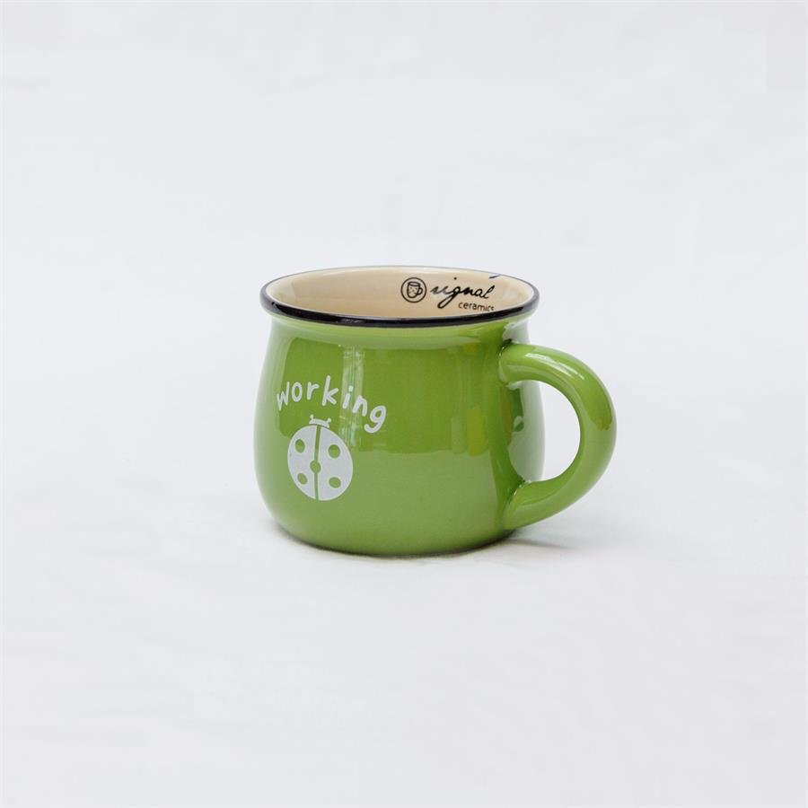 E. Cup Pot - Green