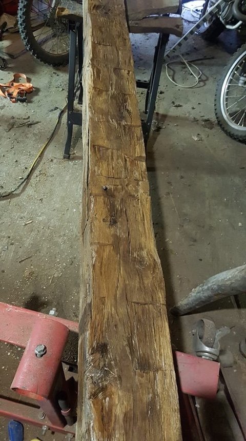 Reclaimed Old Growth White Oak Beem/plank