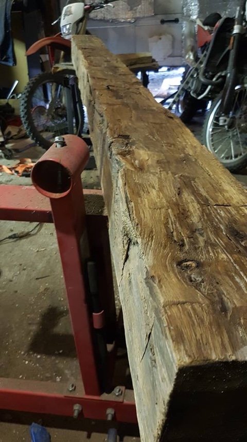 Reclaimed Old Growth White Oak Beem/plank