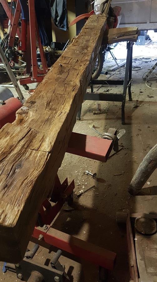 Reclaimed Old Growth White Oak Beem/plank