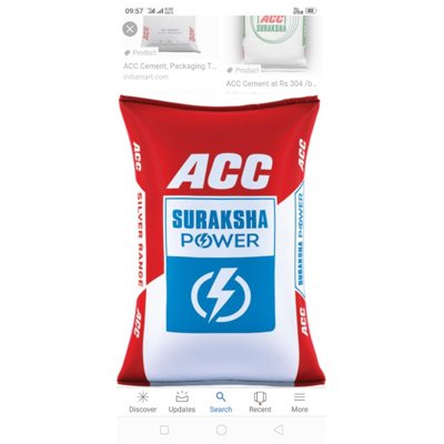 Acc silver range cement