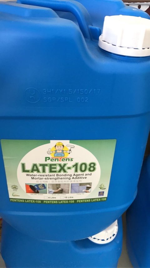 Pentens Latex 108 Water Resistant Bonding Agent And Mortar Strengthening Additive