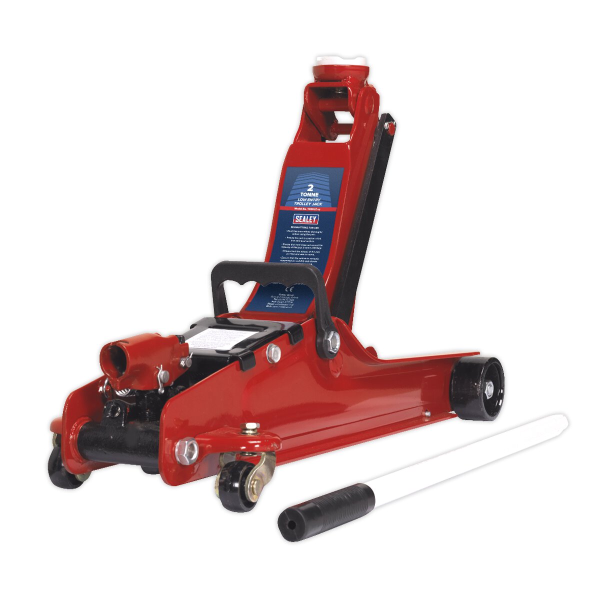Trolley Jack 2tonne Low Entry Short Chassis