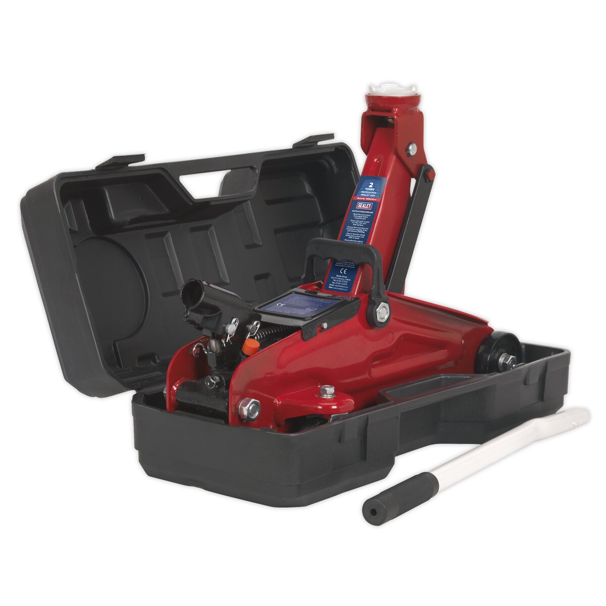 Trolley Jack 2tonne Short Chassis with Storage Case