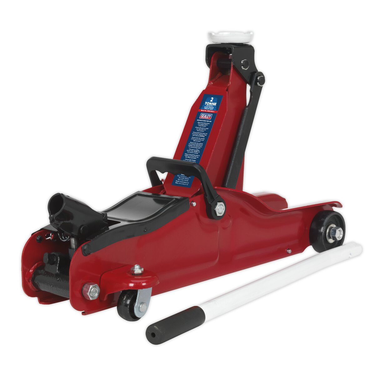 Trolley Jack 2tonne Low Entry Short Chassis