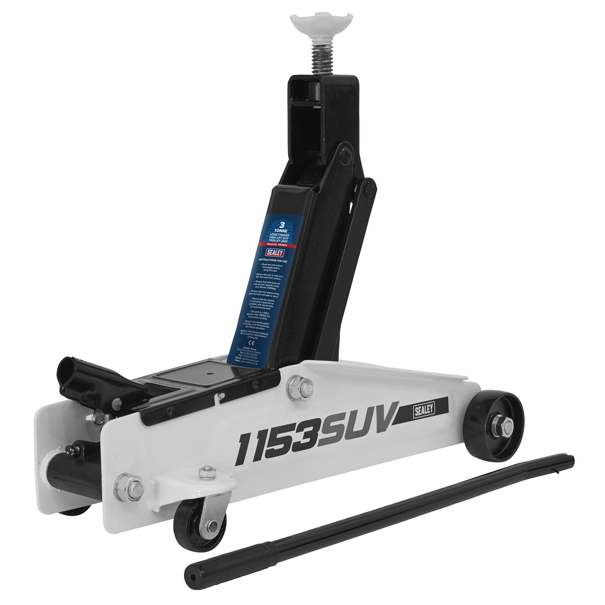 Long Chassis High Lift SUV Trolley Jack 3tonne