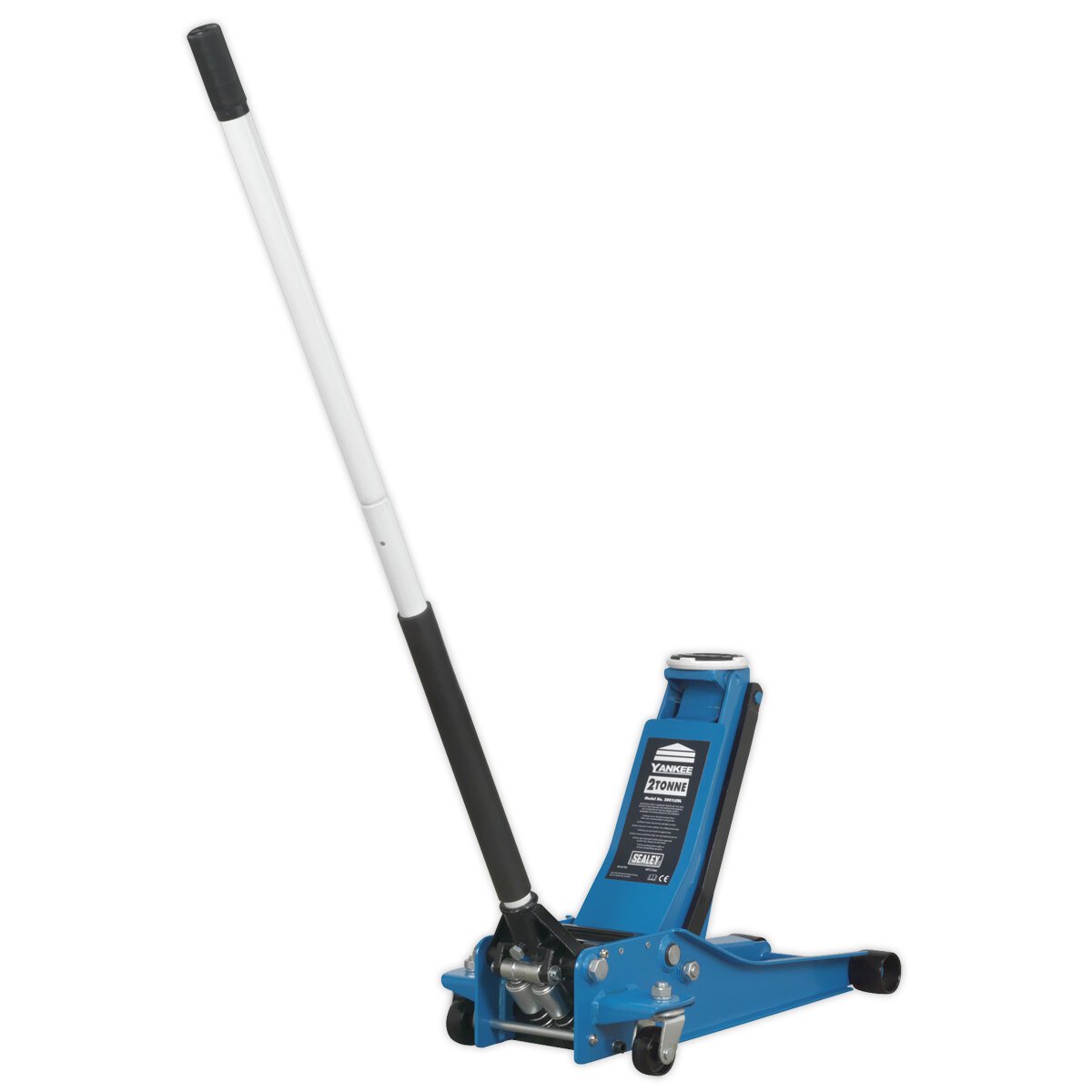 Trolley Jack 2tonne Low Entry Rocket Lift Blue