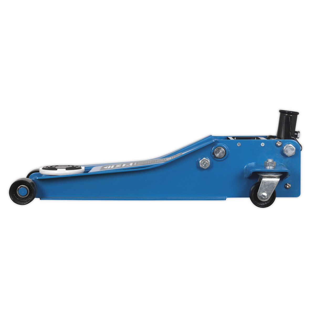 Trolley Jack 2tonne Low Entry Rocket Lift Blue