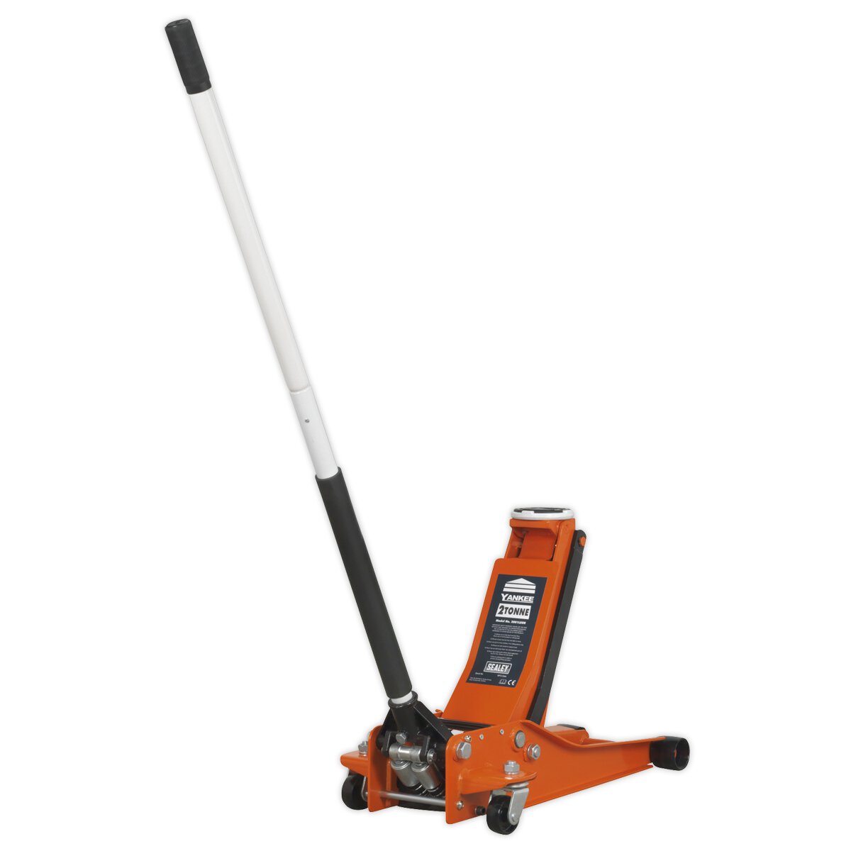 Trolley Jack 2tonne Low Entry Rocket Lift Orange