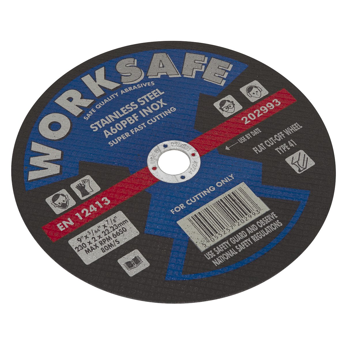 Cutting Disc Flat Stainless Steel (INOX) Ø230 x 2 x 22mm