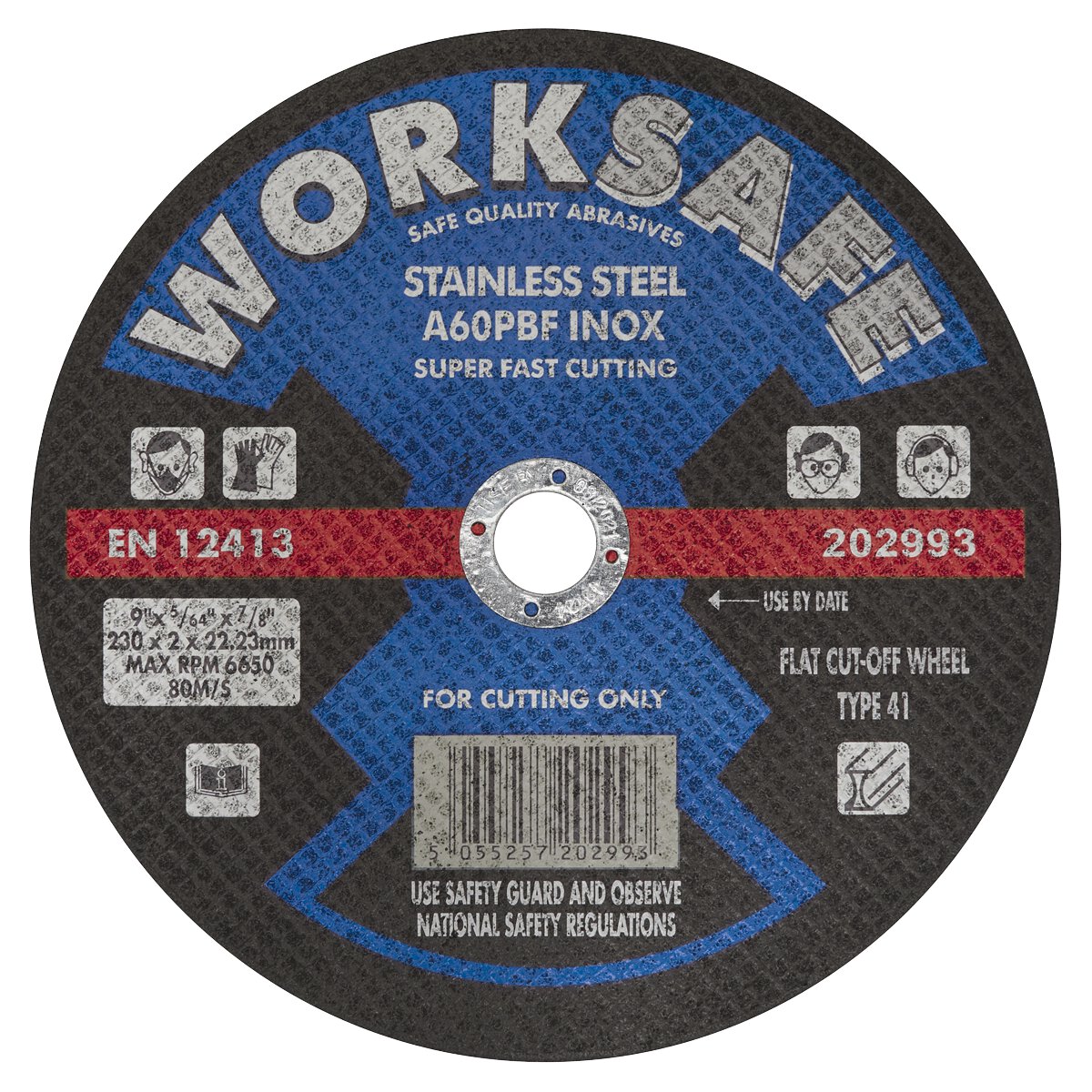 Cutting Disc Flat Stainless Steel (INOX) Ø230 x 2 x 22mm
