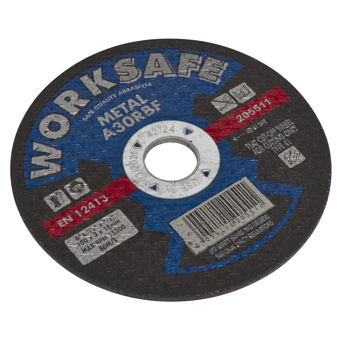 Cutting Disc Flat Metal Ø100 x 3.2 x 16mm