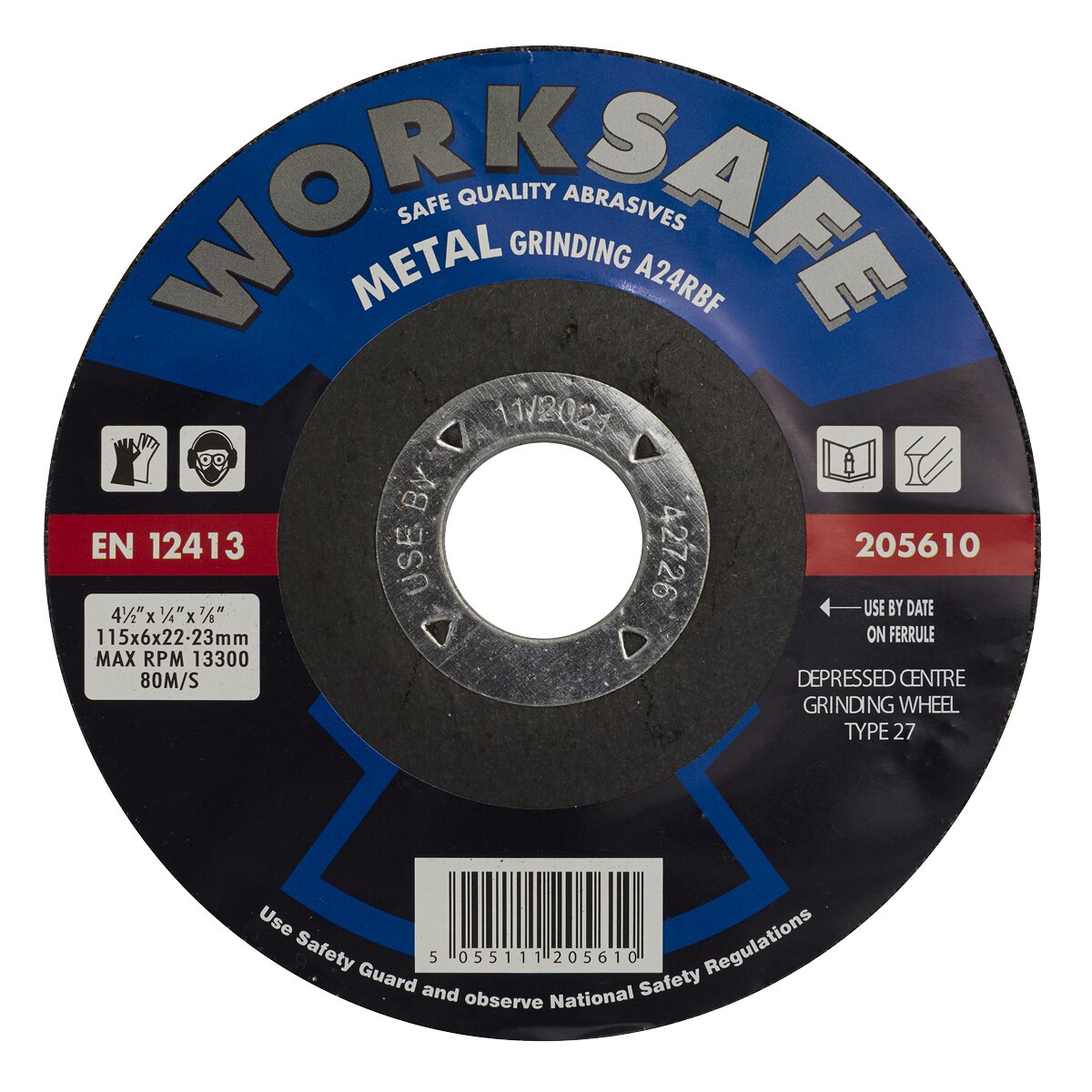 Grinding Disc DPC Metal Ø115 x 6 x 22mm