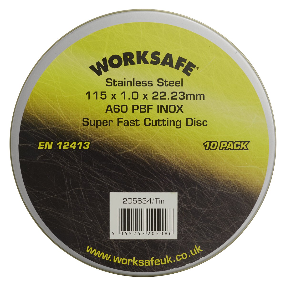 Cutting Disc Flat Stainless Steel (INOX) Ø115 x 1 x 22mm - Pack of 10