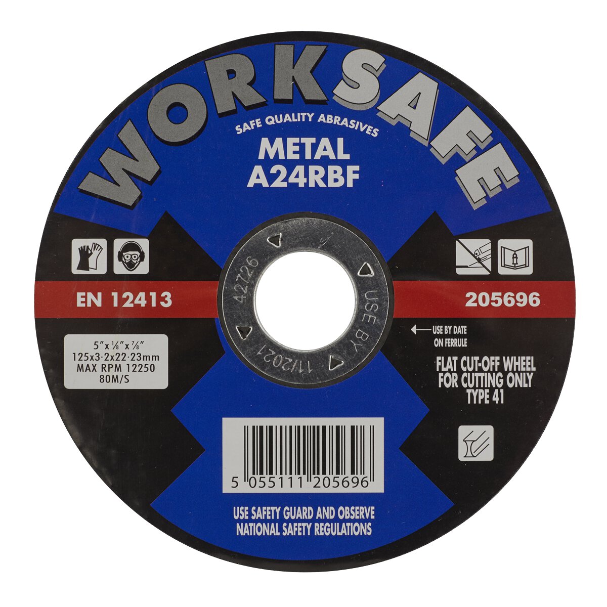 Cutting Disc Flat Metal Ø125 x 3.2 x 22mm