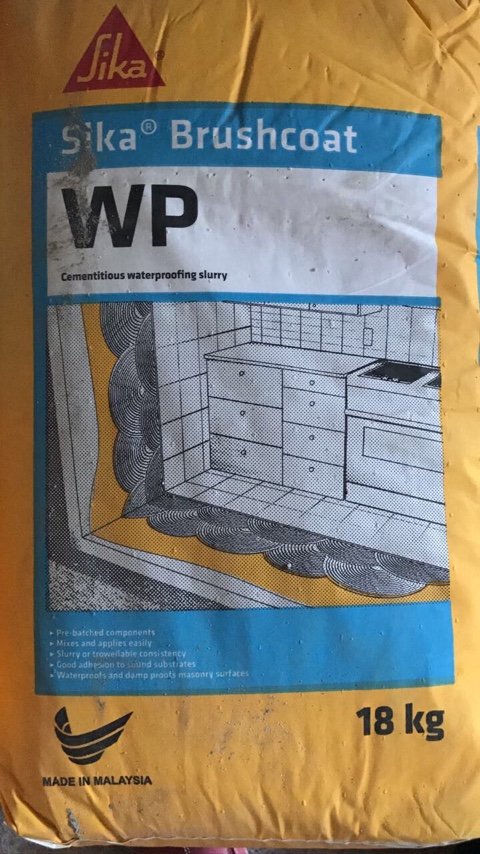 Sika Brushcoat WP Cementitious Waterproofing Slurry