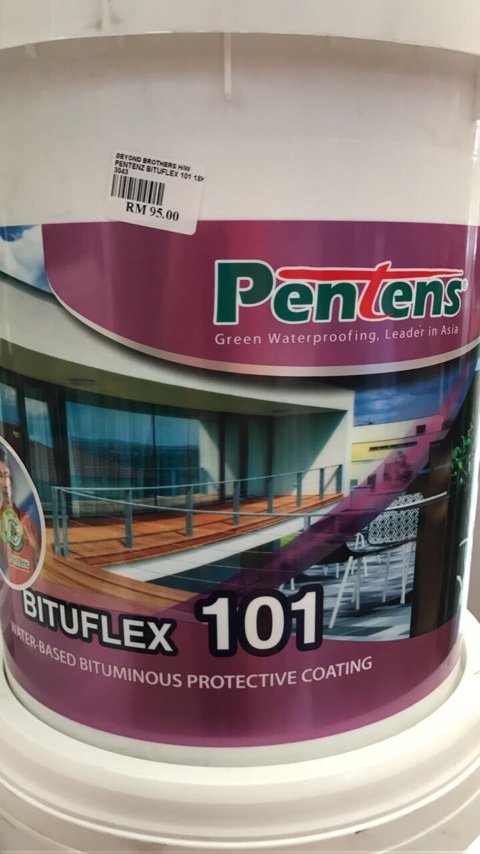 Pentens Bituflex 101 Water Based Bituminous Protective Coating
