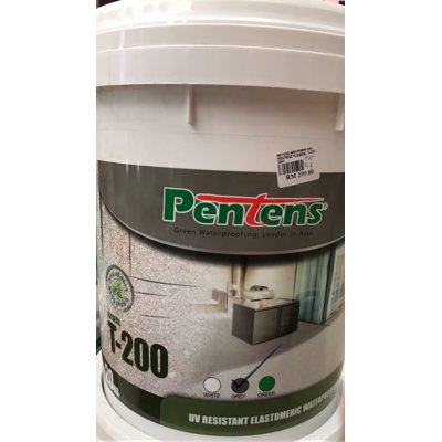 Pentens T-200 UV Resistant Elastomeric Waterproofing