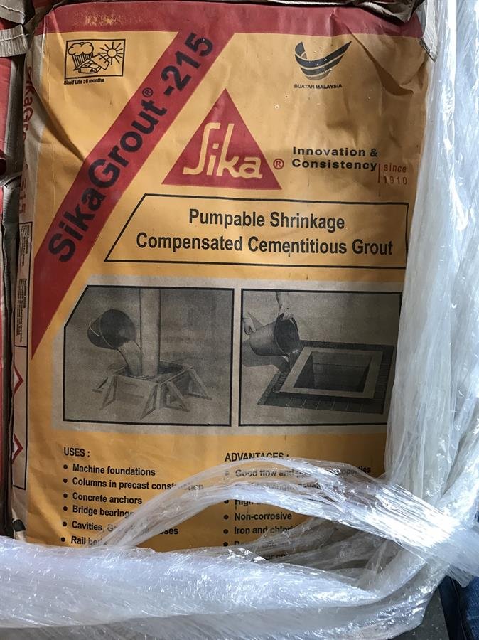 Sika Grout 215 Pumpable Shrinkage Compensated Cementitious Grout