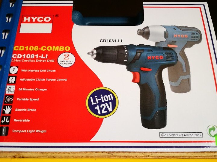 HYCO 12V Cordless Driver
