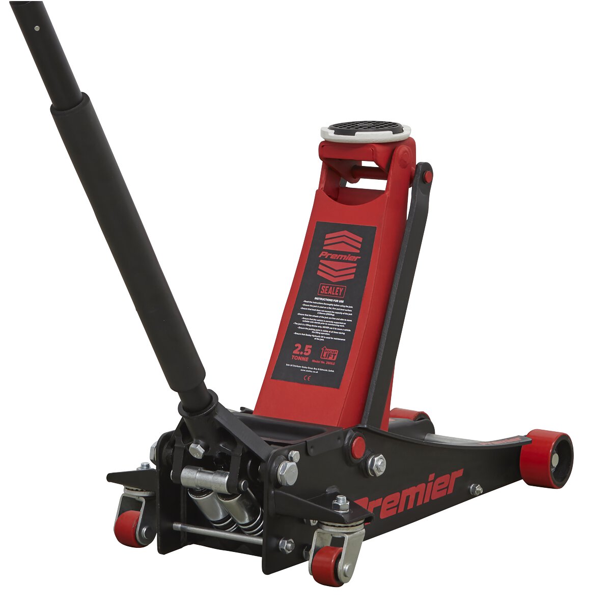Trolley Jack 2.5tonne Low Entry with Rocket Lift
