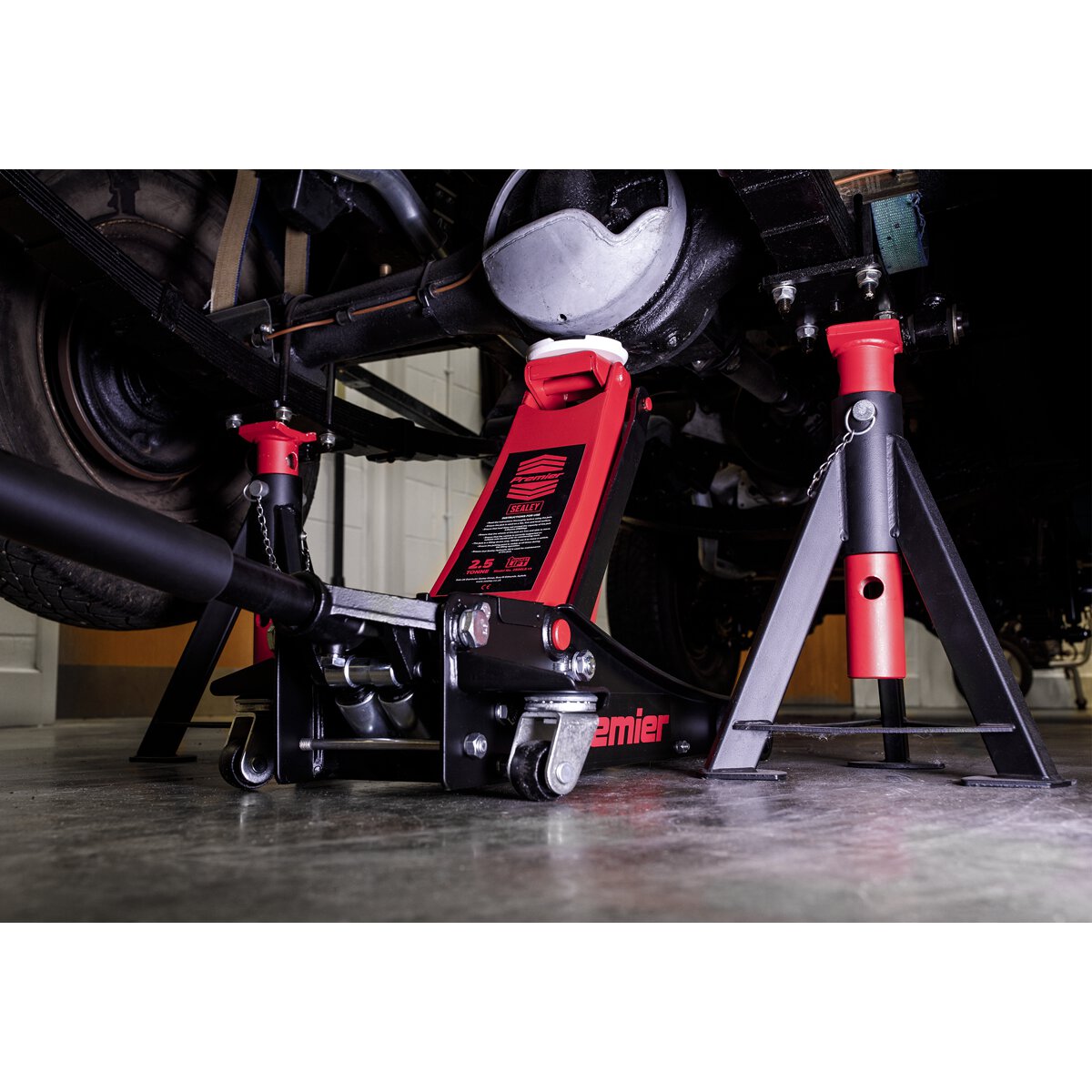 Trolley Jack 2.5tonne Low Entry with Rocket Lift