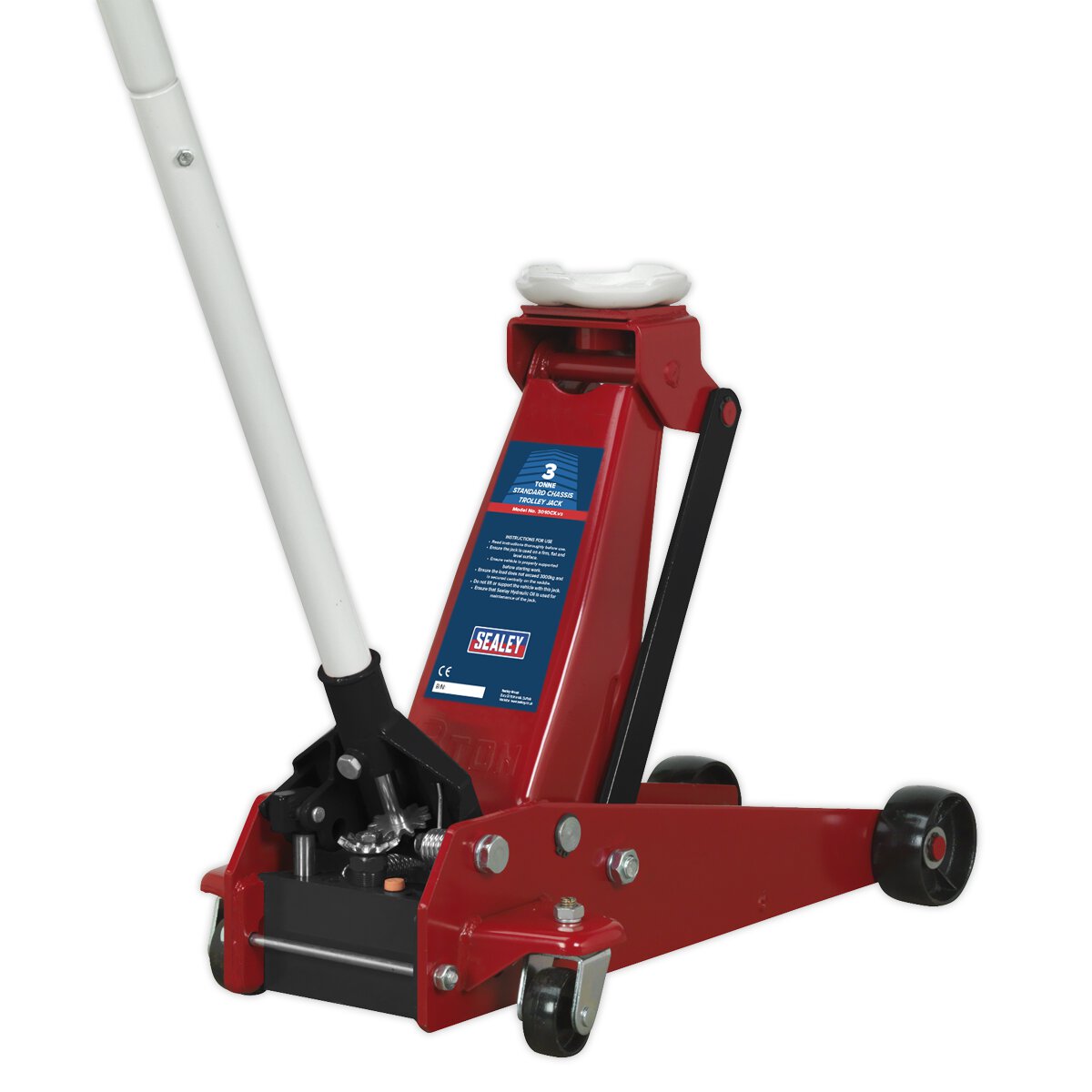Trolley Jack 3tonne Standard Chassis with Axle Stands (Pair) 3tonne Capacity per Stand