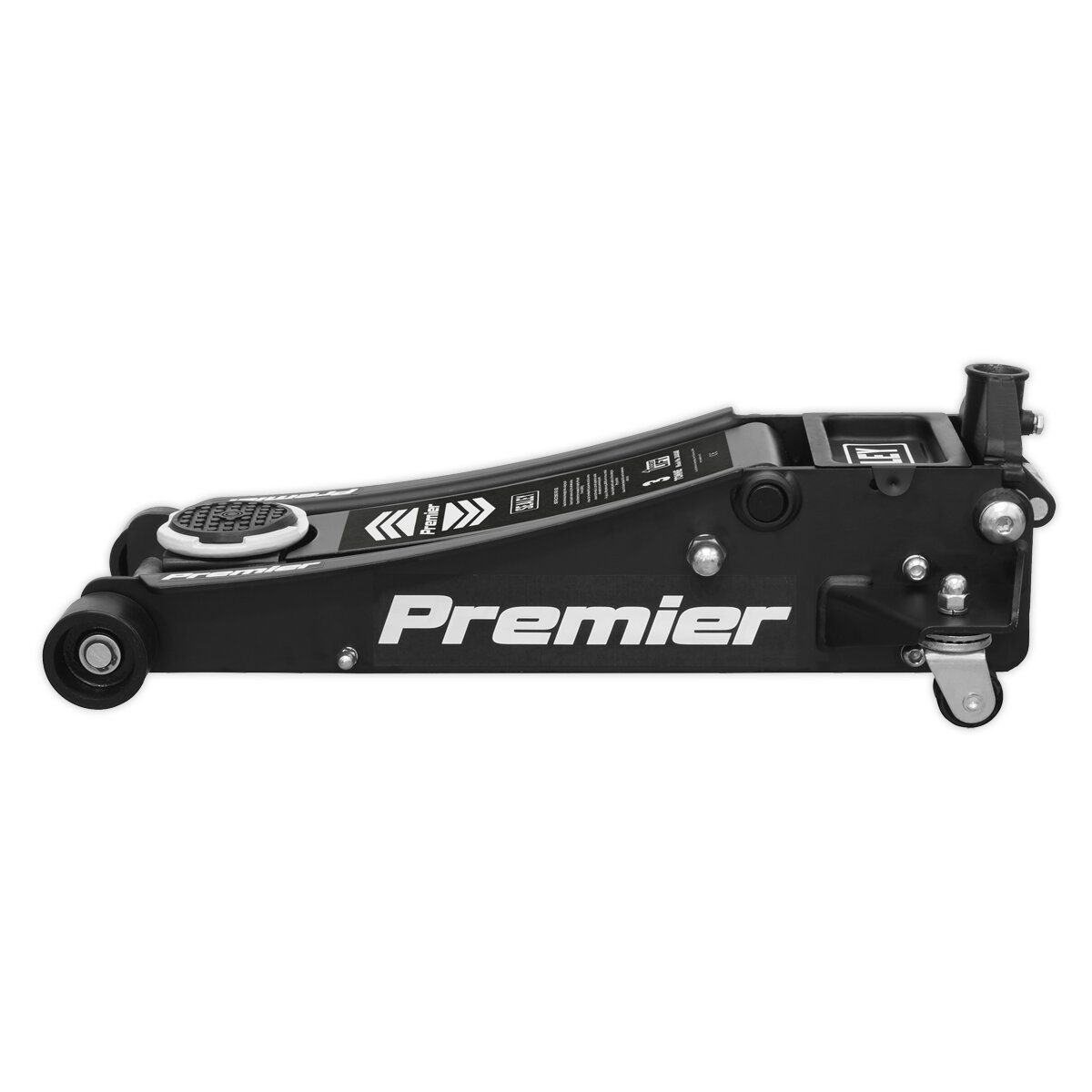 Trolley Jack 3tonne Rocket Lift Black