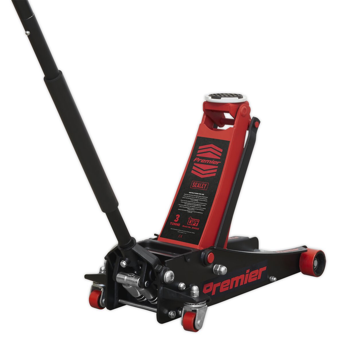 Trolley Jack 3tonne Rocket Lift Red