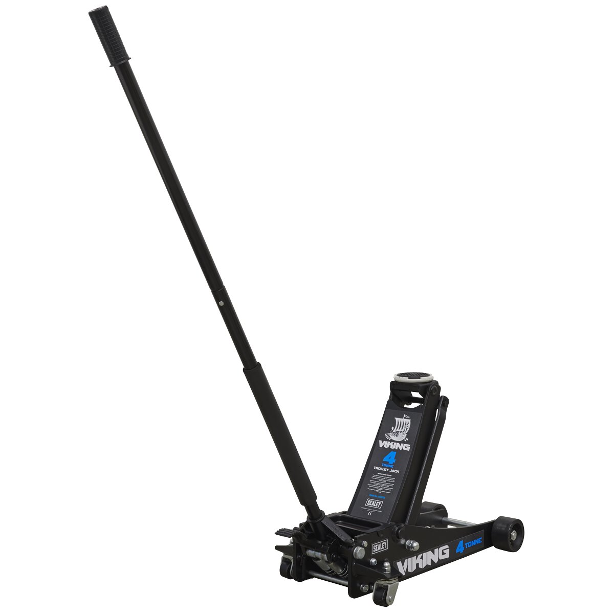 Viking Tyre Bay Trolley Jack 4tonne Low Entry with Rocket Lift