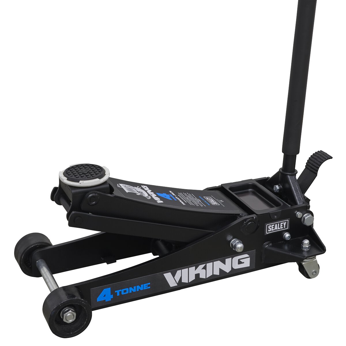 Viking Tyre Bay Trolley Jack 4tonne Low Entry with Rocket Lift