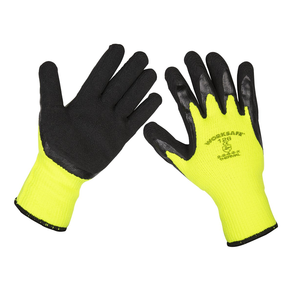 Thermal Super Grip Gloves - Pack of 12 Pairs