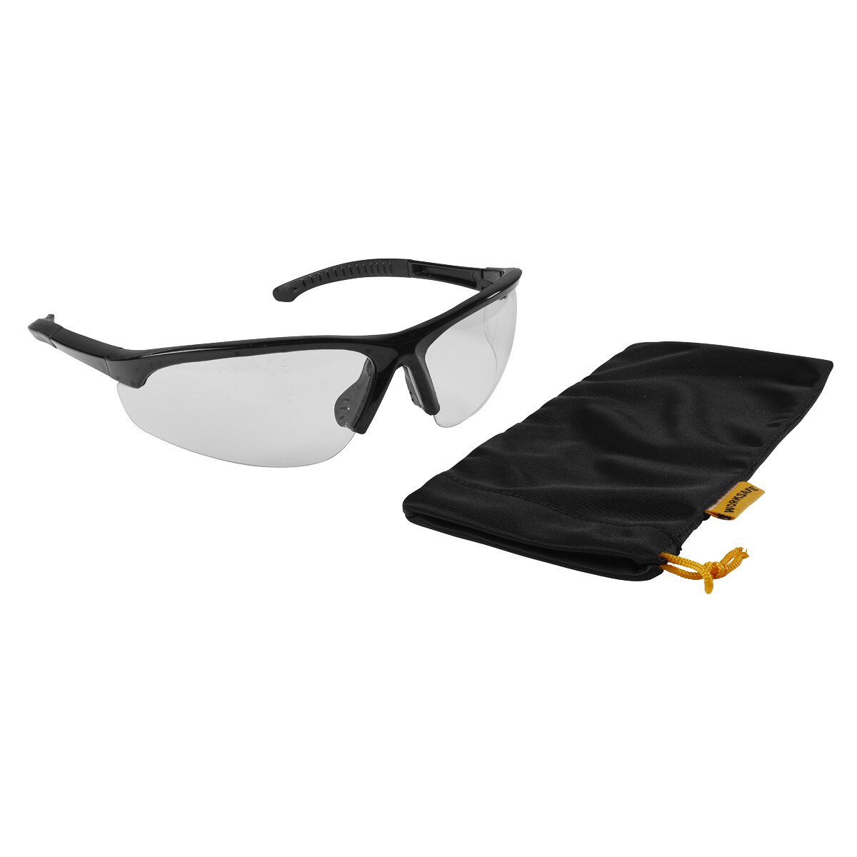 Zante Style Clear Safety Glasses with Adjustable Arms