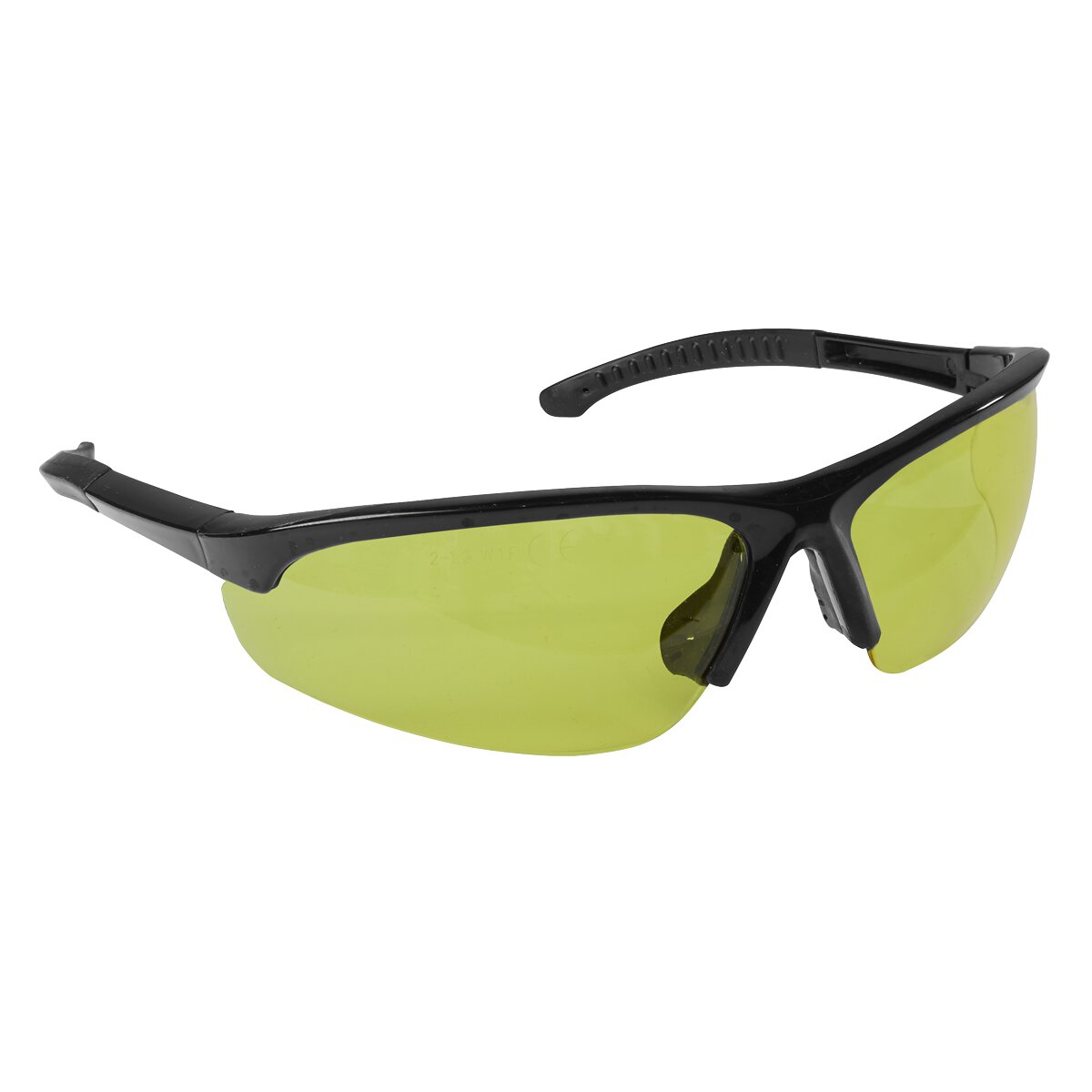 Zante Style Amber Lens Safety Glasses with Flexi Arms