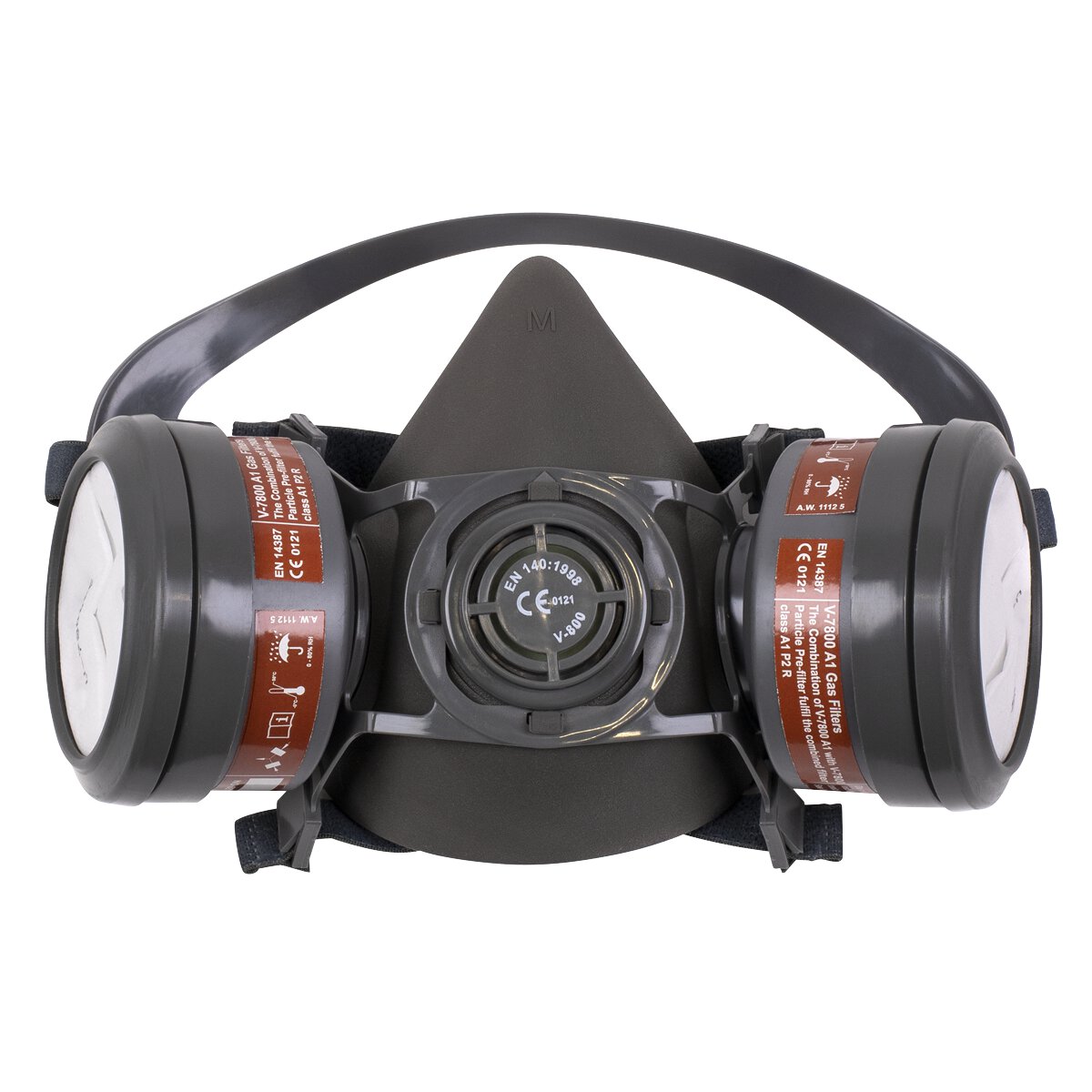 Half Mask with A1P2R Filter Cartridges