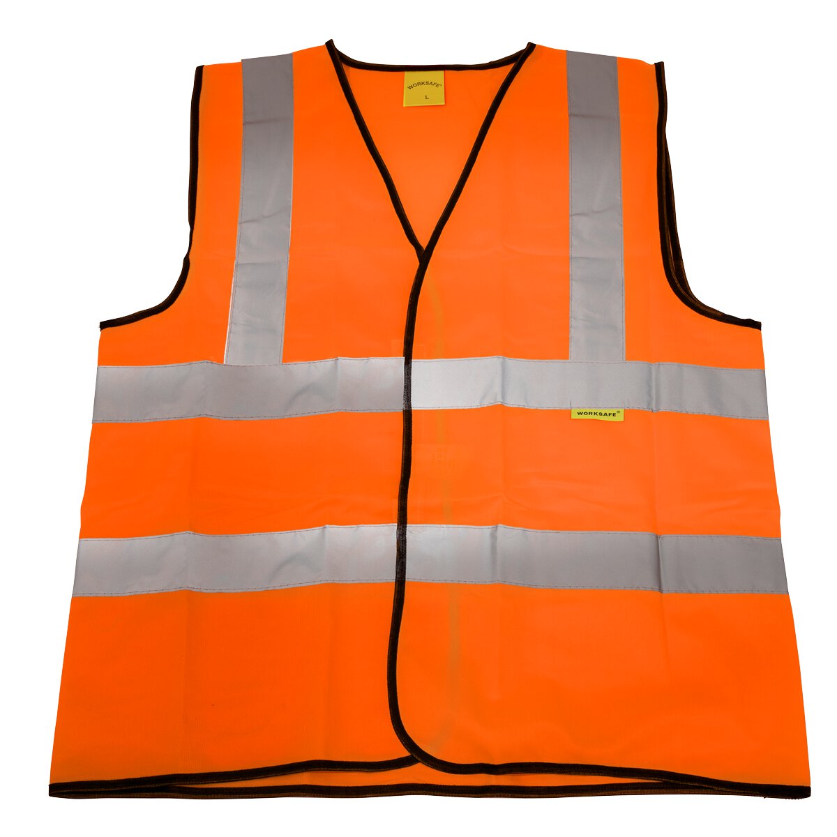 Hi-Vis Orange Waistcoat (Site and Road Use) - Large