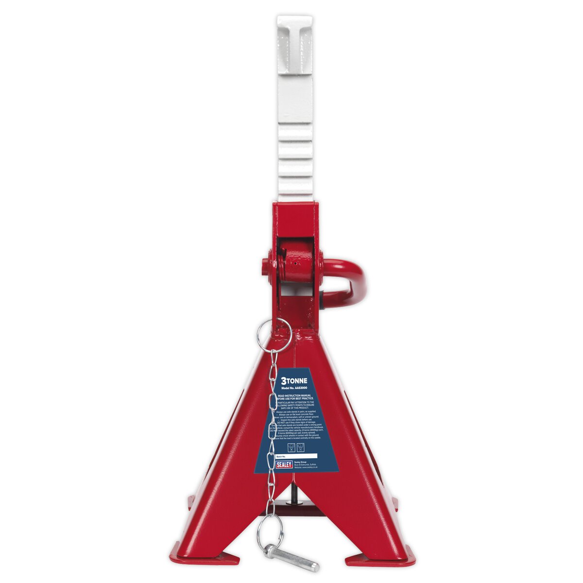 Axle Stands (Pair) 3tonne Capacity per Stand Auto Rise Ratchet