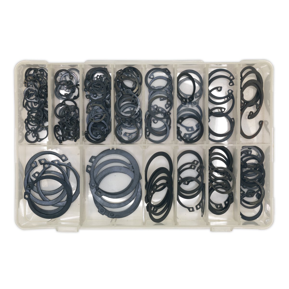 Circlip Assortment 200pc Internal & External Metric