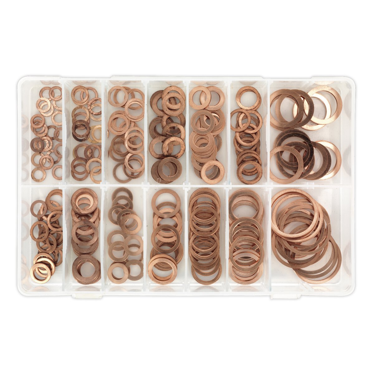 Copper Sealing Washer Assortment 250pc - Metric